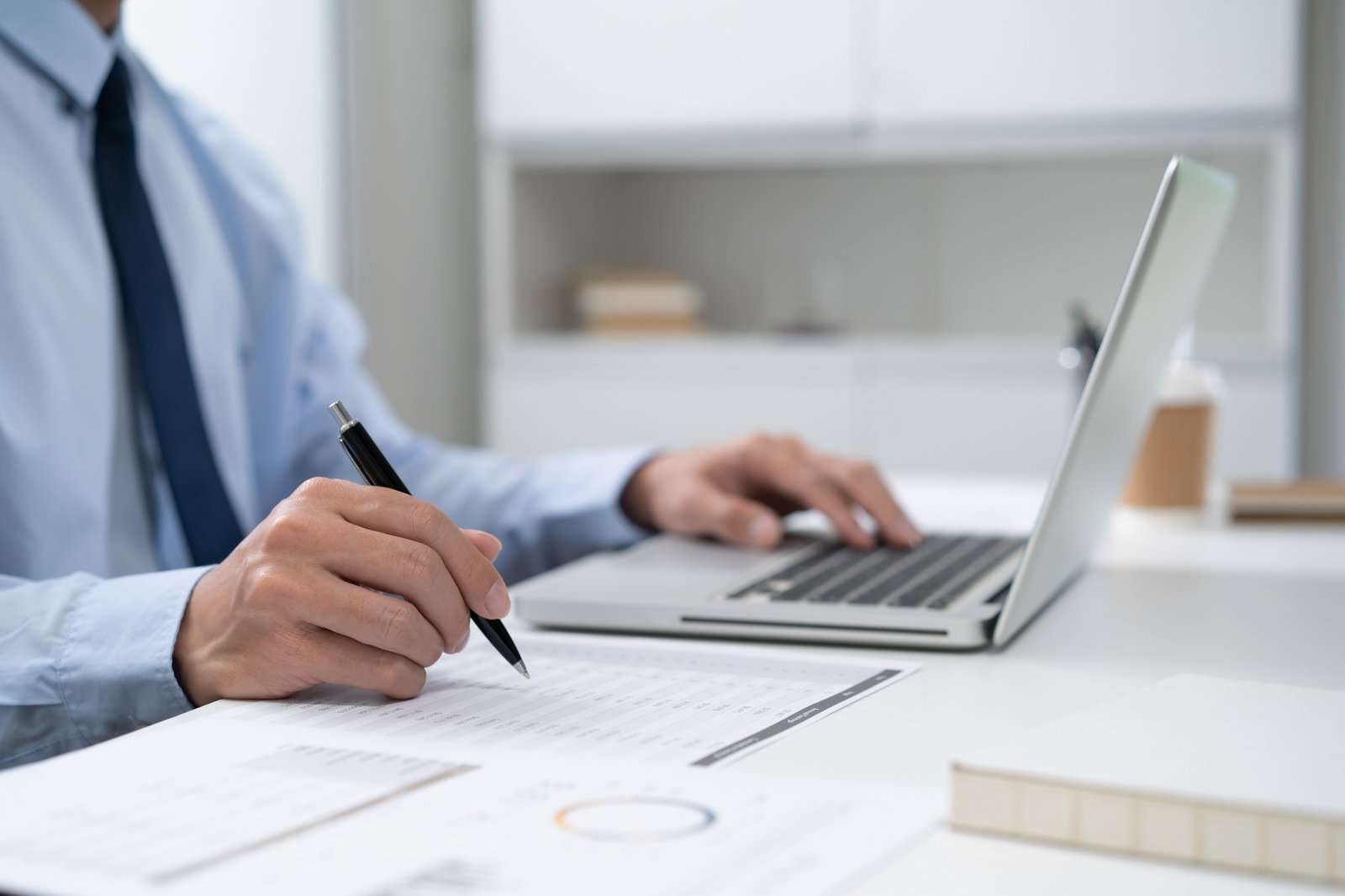 business planning in office